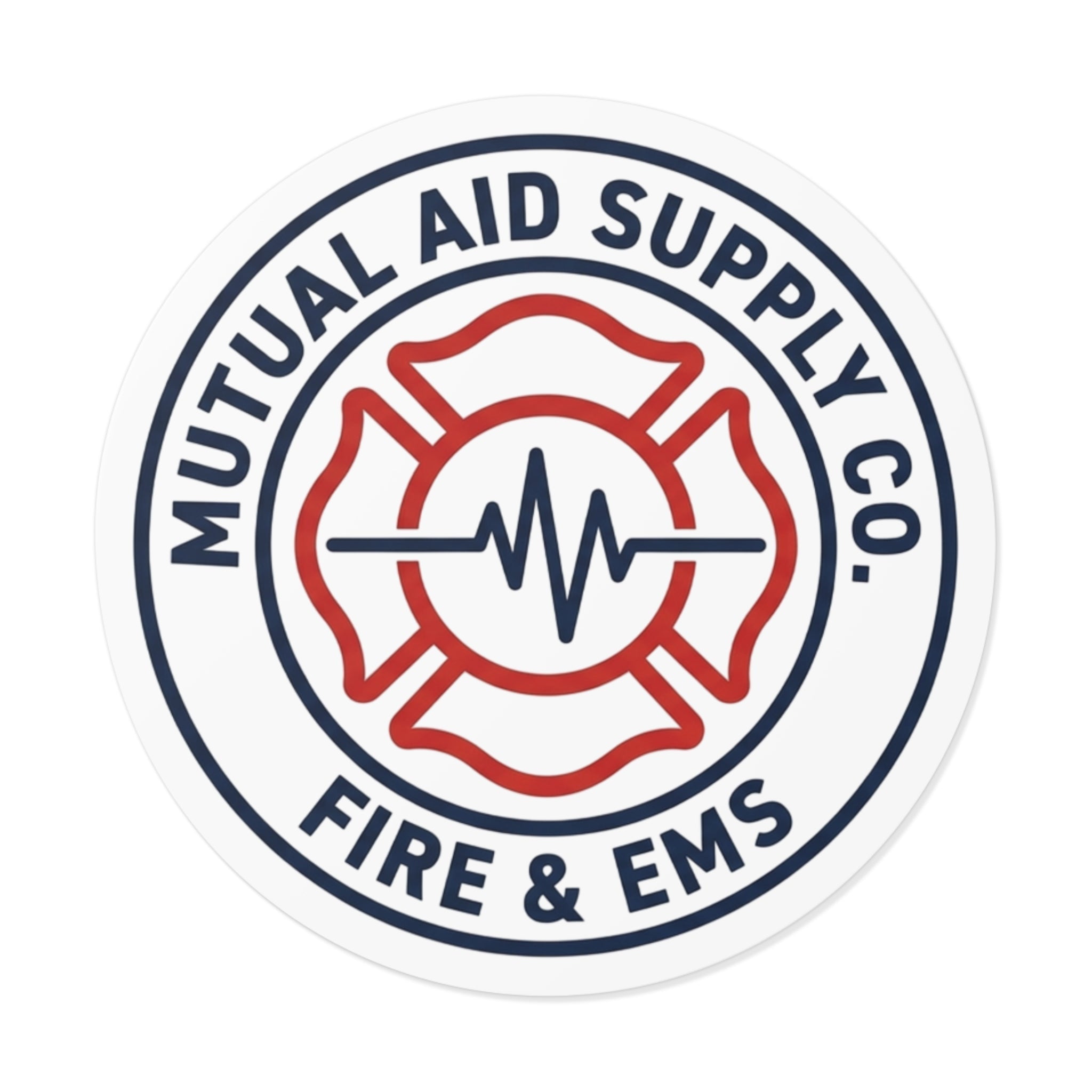 Mutual Aid Supply Co. Fire & EMS logo sticker