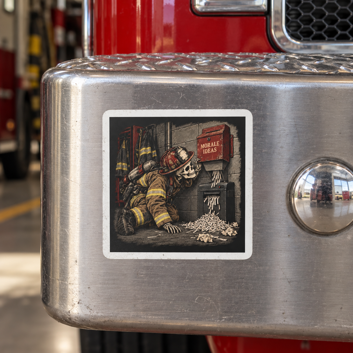 Morale Committee — Firefighter Vinyl Sticker