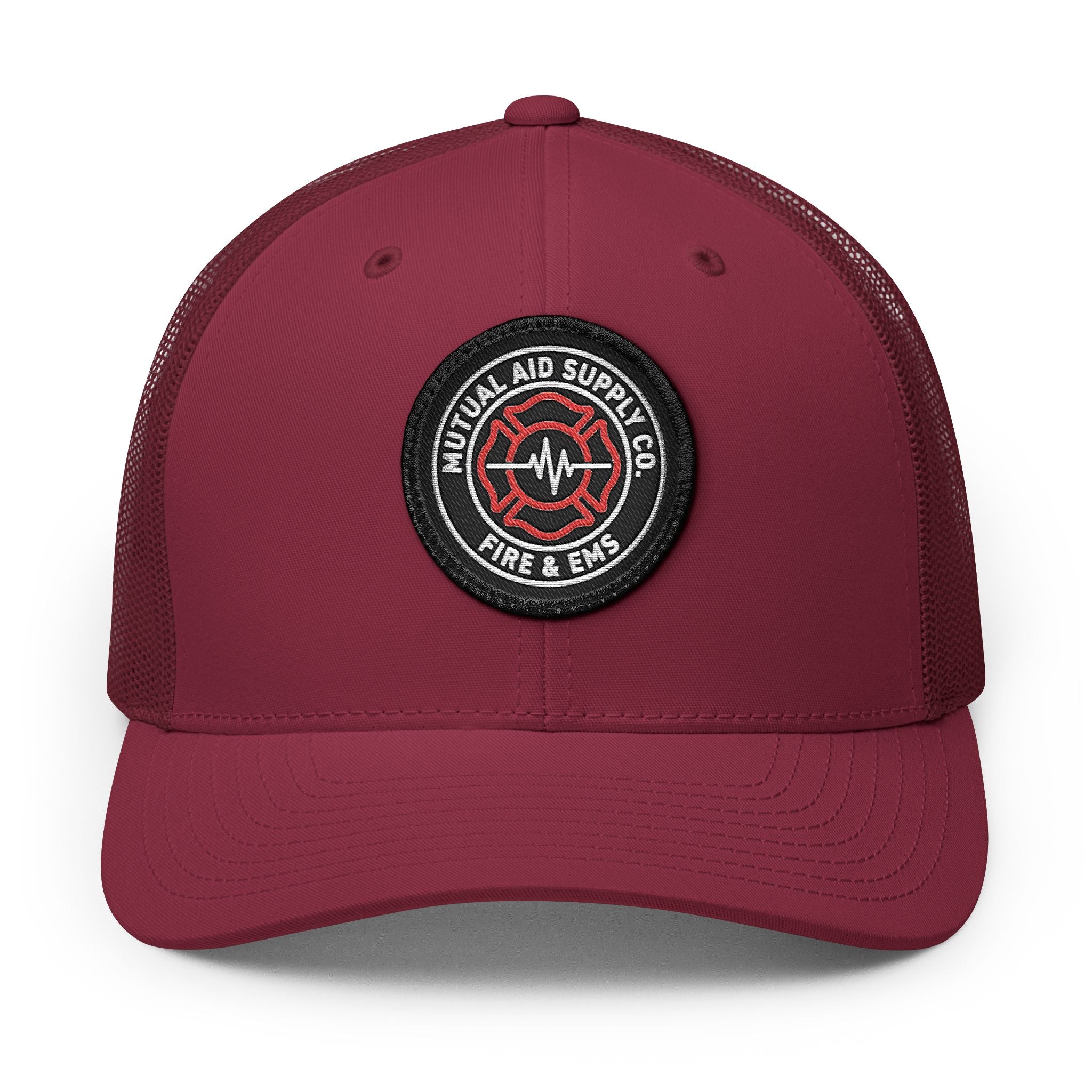 Mutual Aid Crest Patch Trucker Cap — alternate view 5