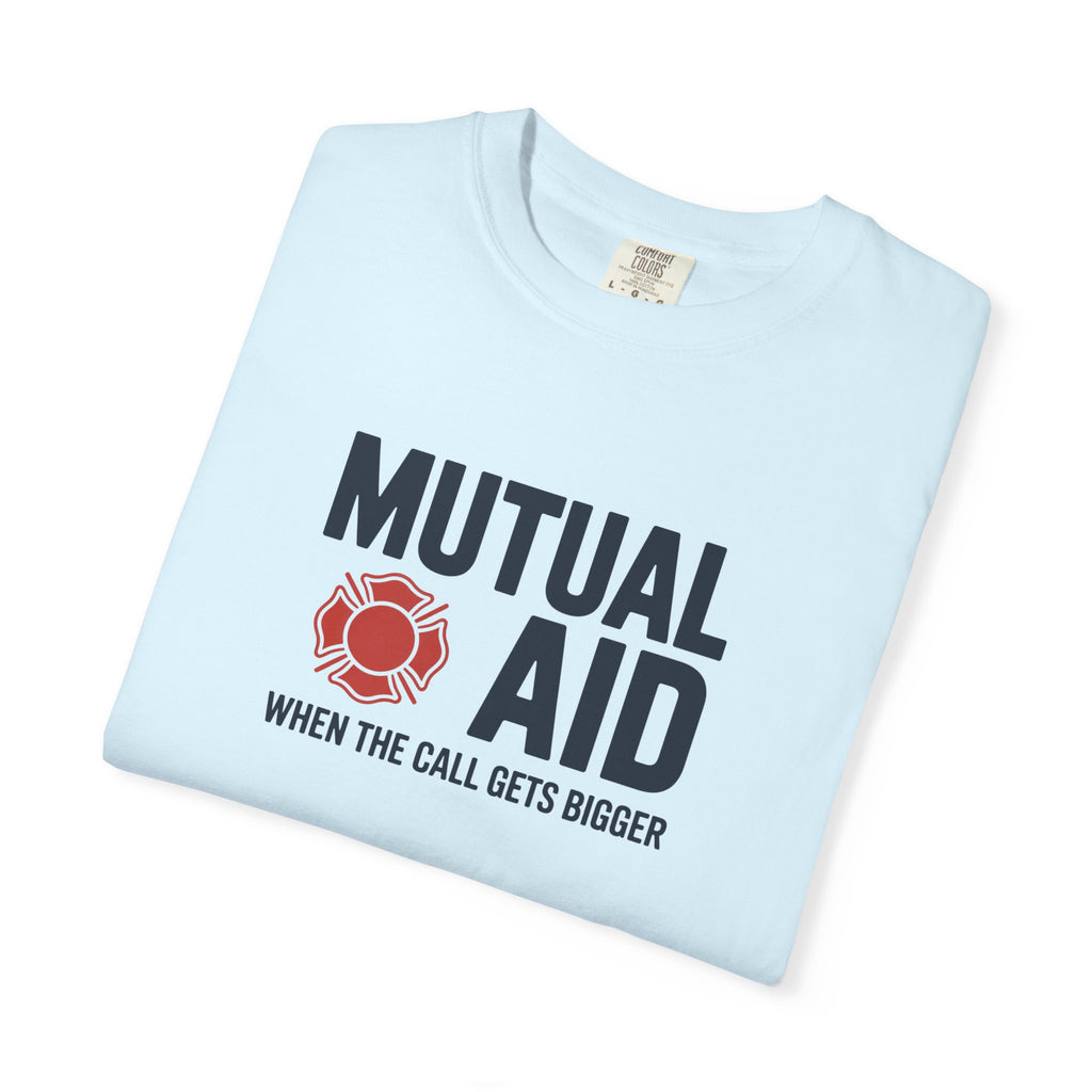 Mutual Aid Firefighter Shirt When The Call Gets Bigger — alternate view 16