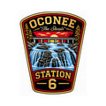 Oconee 'The Shoals' Station 6 Vinyl Decal 8x10 — product photo