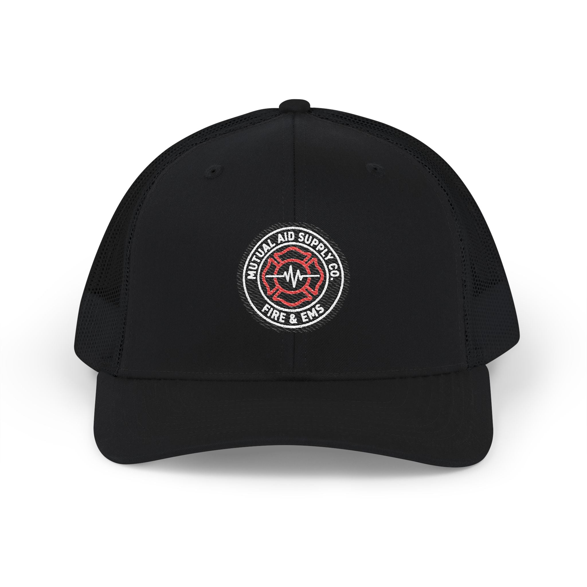 Embroidered Rescue Patch Trucker Cap — alternate view 4