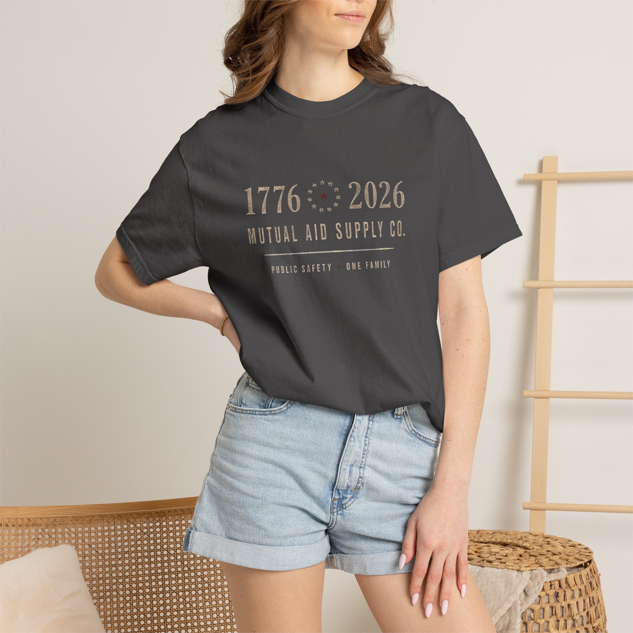 1776–2026 Public Safety 250th tee — alternate view 6