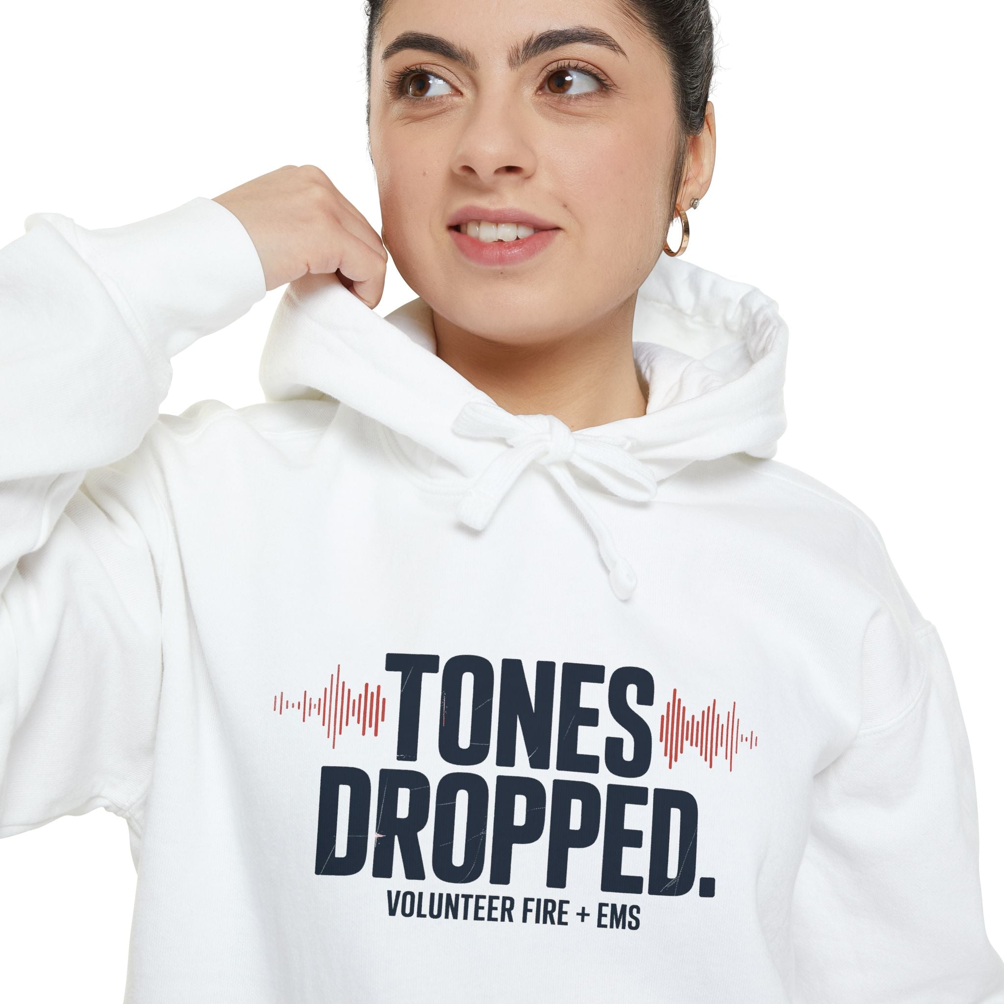 Tones Dropped Fire and EMS Hoodie — alternate view 4