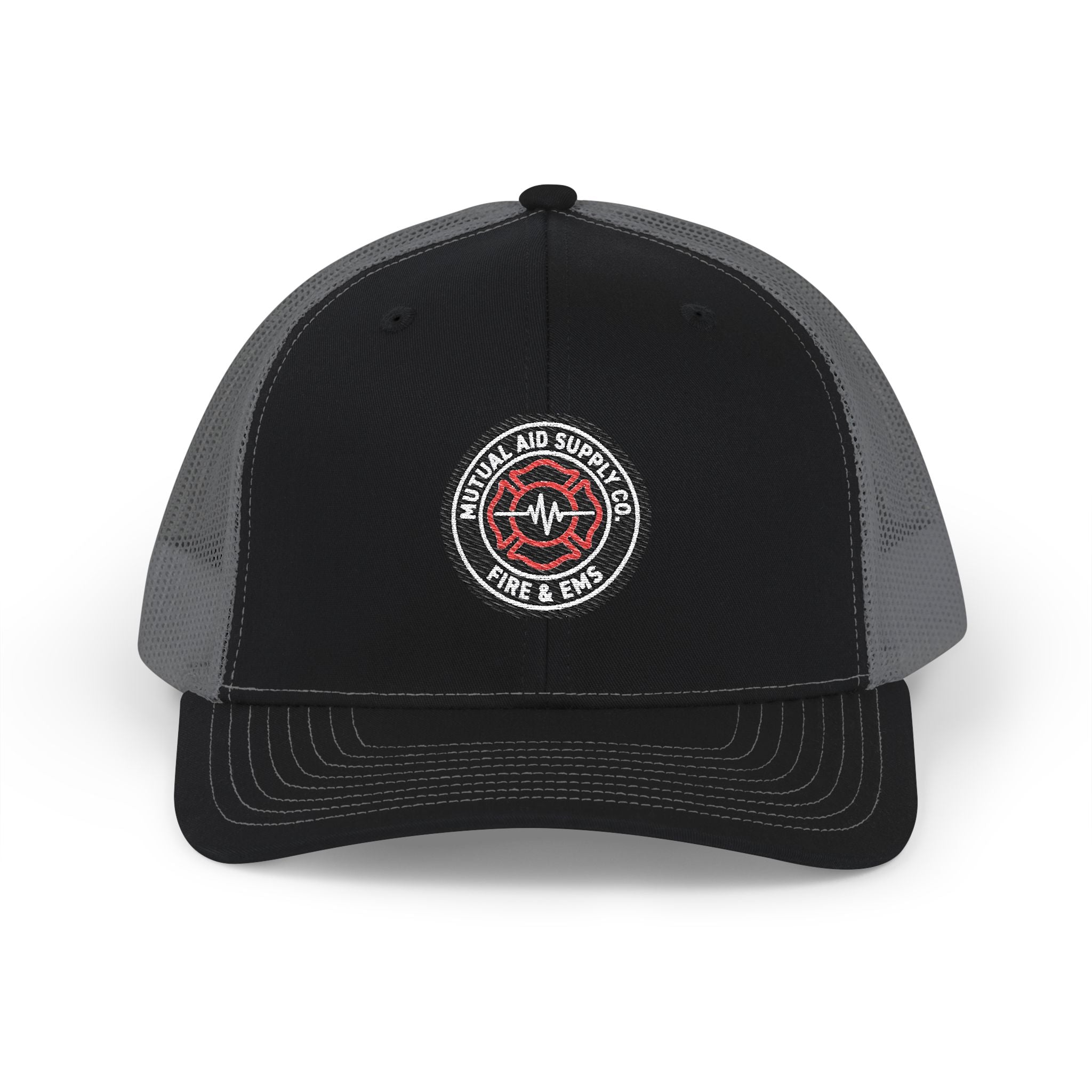 Embroidered Rescue Patch Trucker Cap — alternate view 3