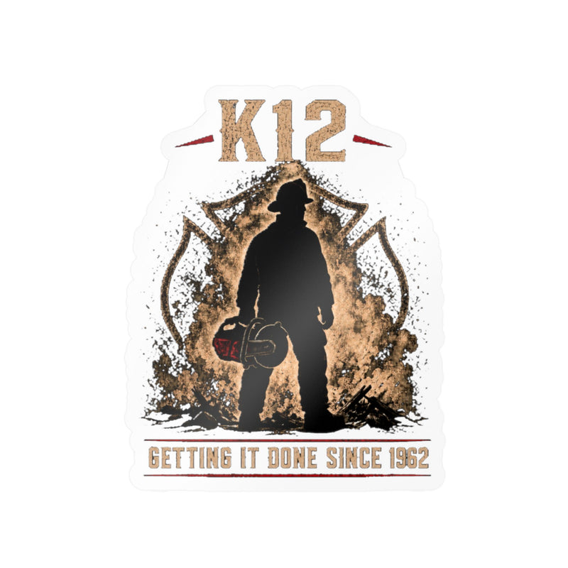 BRING THE IRONS K12 — Firefighter Sticker | Weatherproof Vinyl Decal