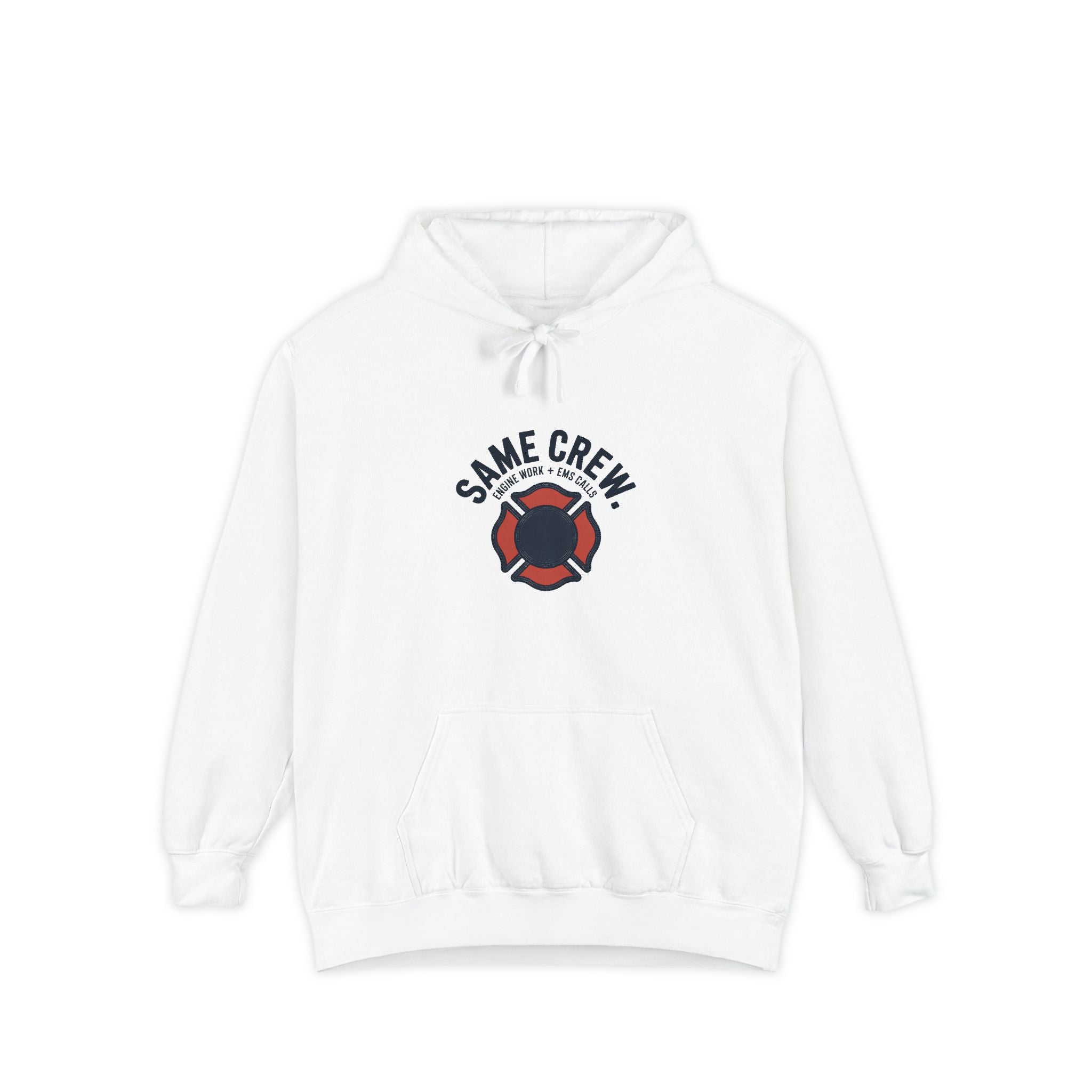 Same Crew Engine Work EMS Calls Hoodie — alternate view 2