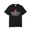 Firehouse Family Fire and EMS Shirt, Black and Navy — front view