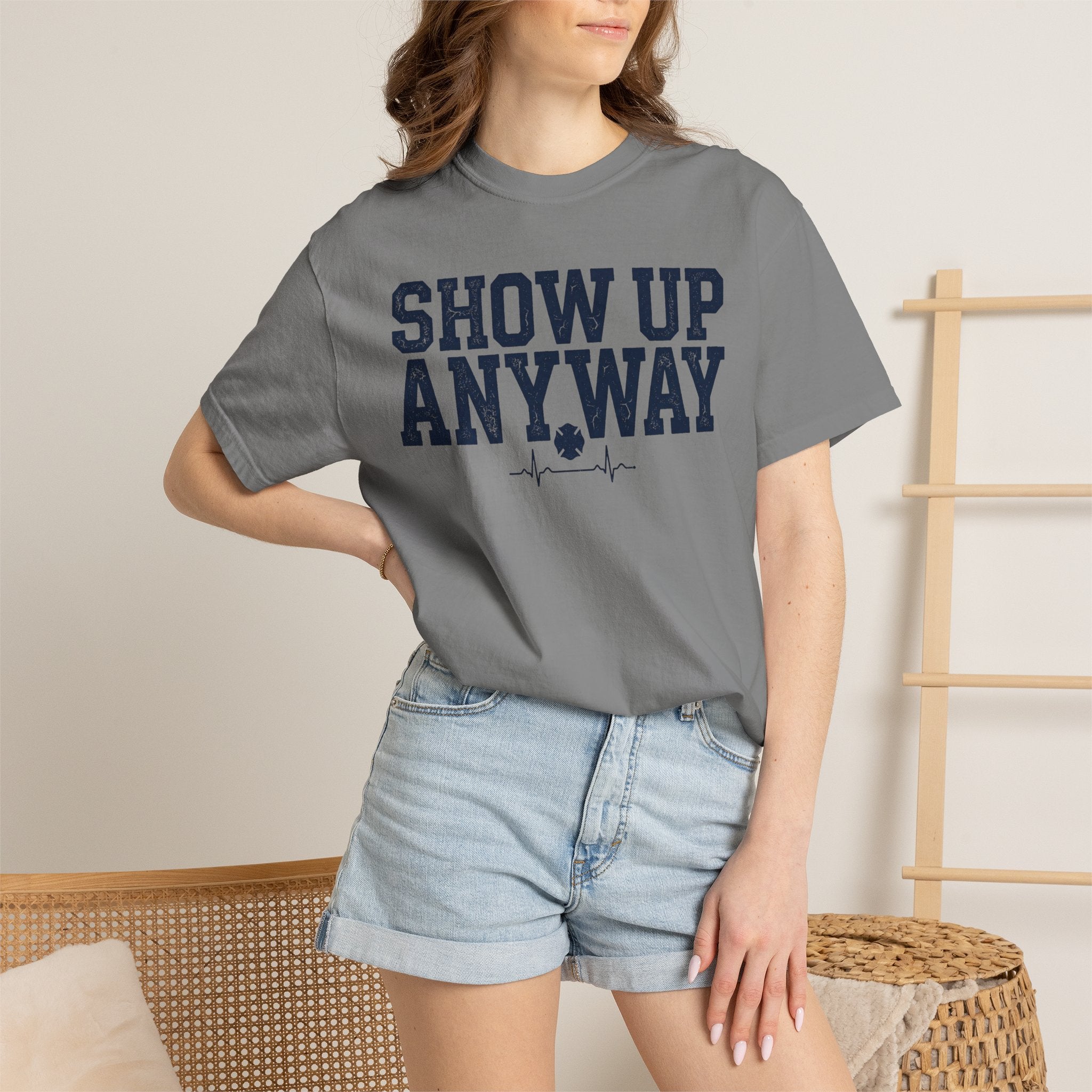 Show Up Anyway tee — alternate view 14