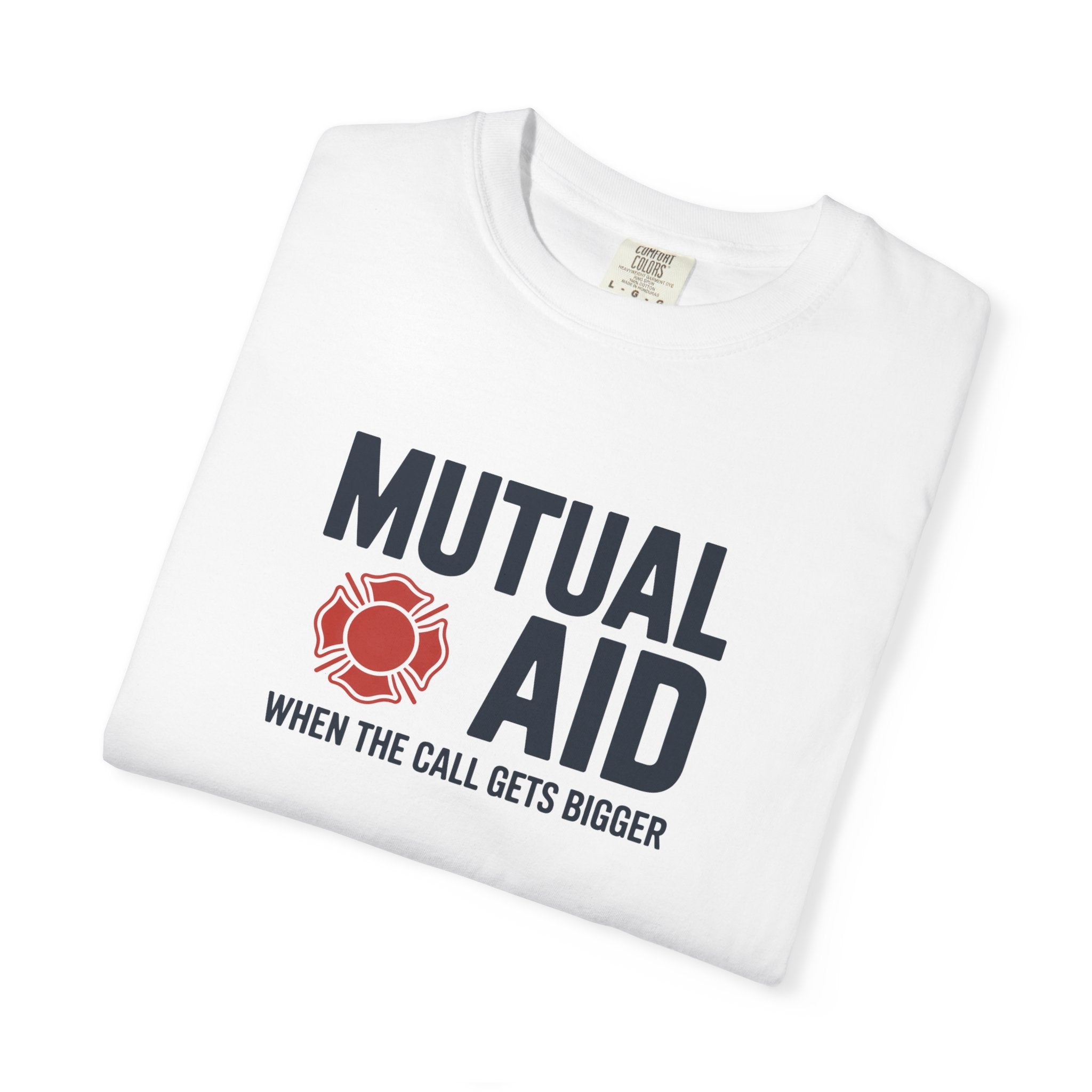 Mutual Aid Firefighter Shirt When The Call Gets Bigger — alternate view 7