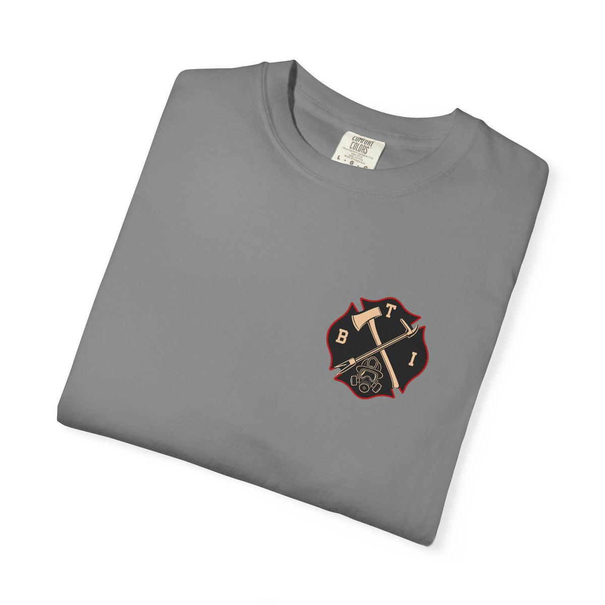 Bring the Irons — Stretch the Line Firefighter Tee