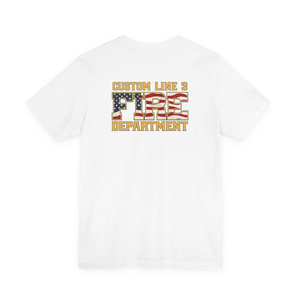 Custom Fire Department Tee — alternate view 4