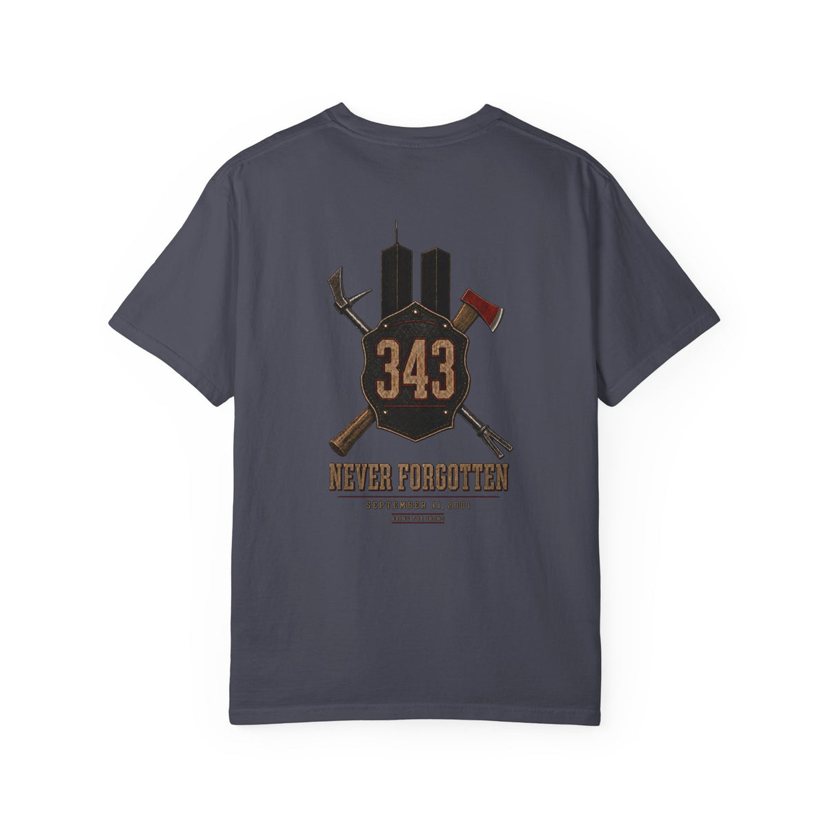 Bring the Irons — The 343 Memorial Firefighter Tee