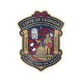 State of Georgia 'In Red Tape We Trust' Weatherproof Sticker
