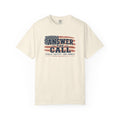 Answer The Call Under One Flag Tee — front view