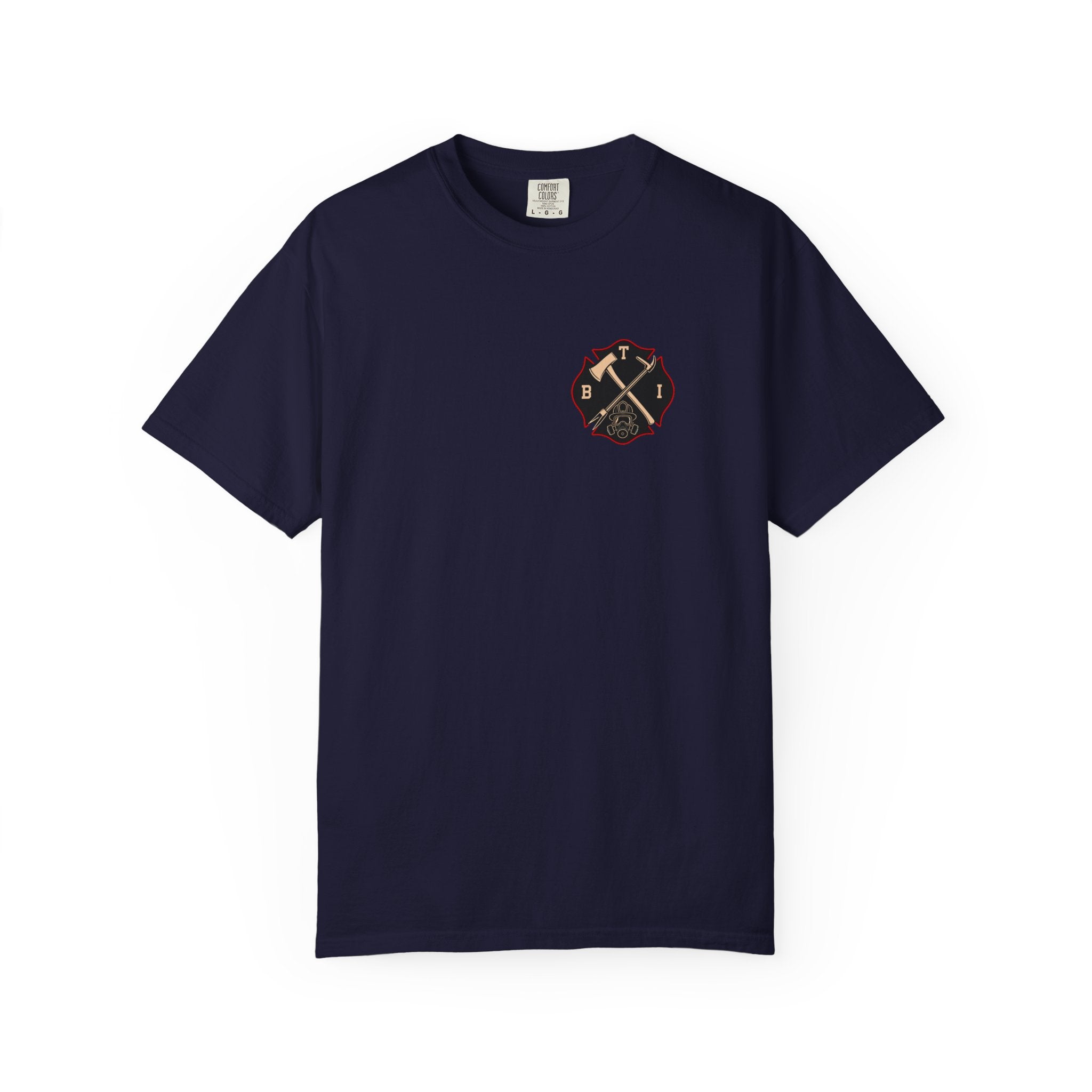 Bring the Irons — Isaiah 6:8 Send Me Firefighter Tee