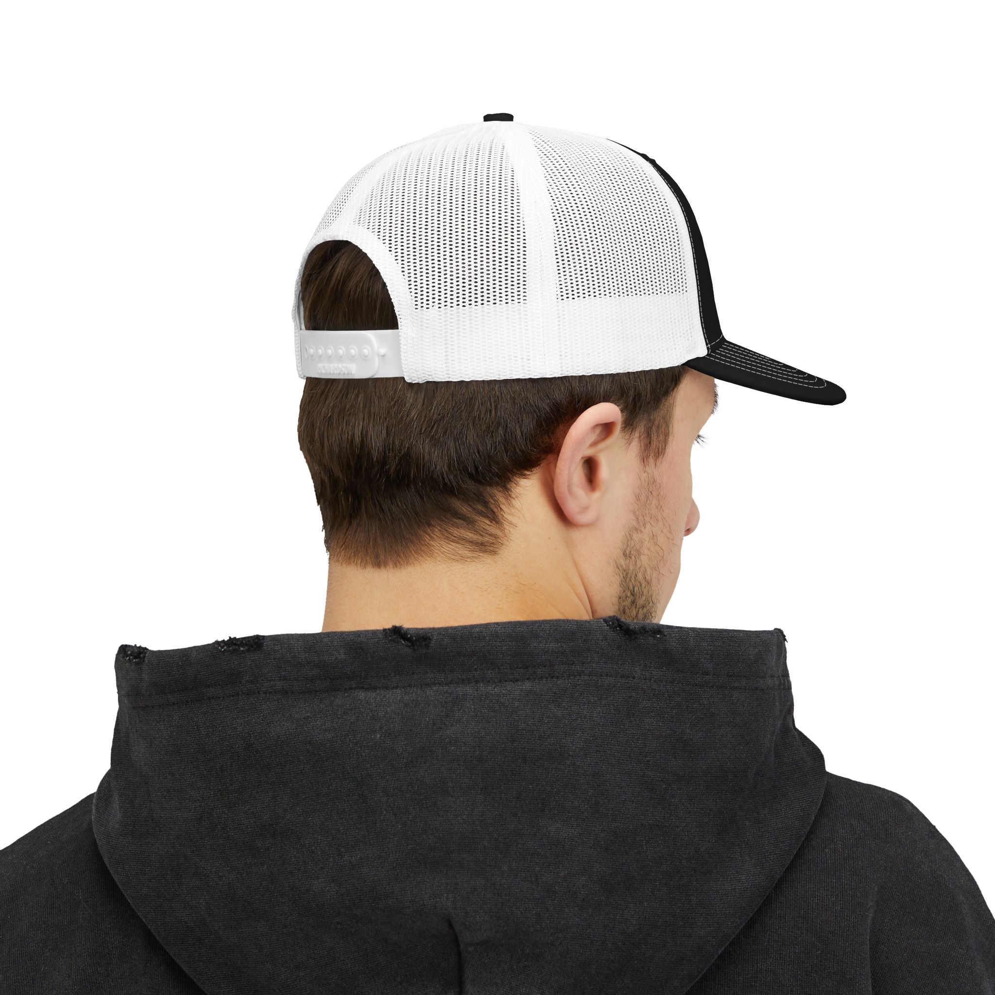 Embroidered Rescue Patch Trucker Cap — alternate view 10