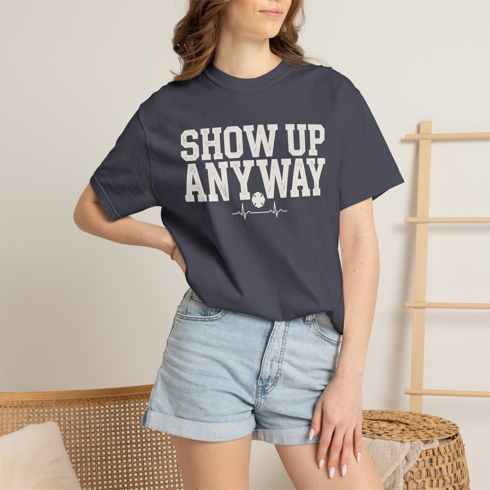Show Up Anyway tee — alternate view 6