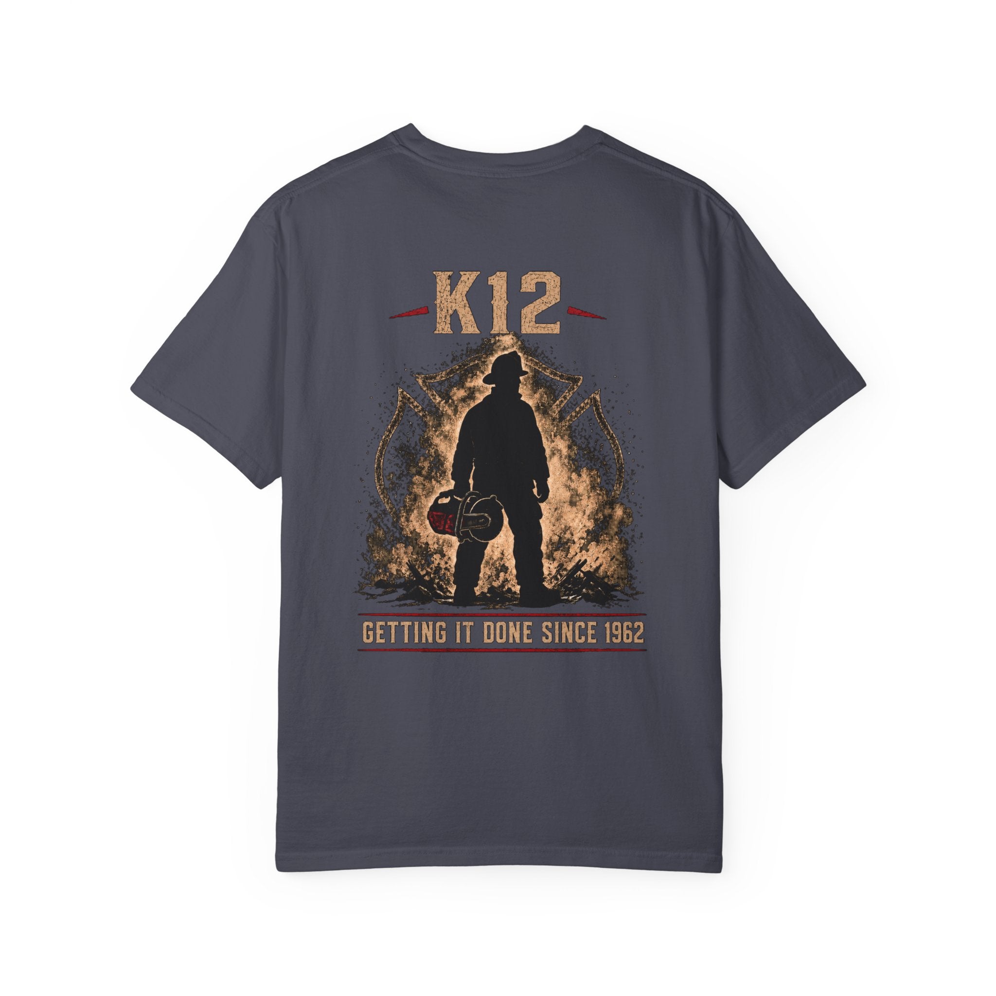 Bring the Irons — K12 Firefighter Tee — Seal Front