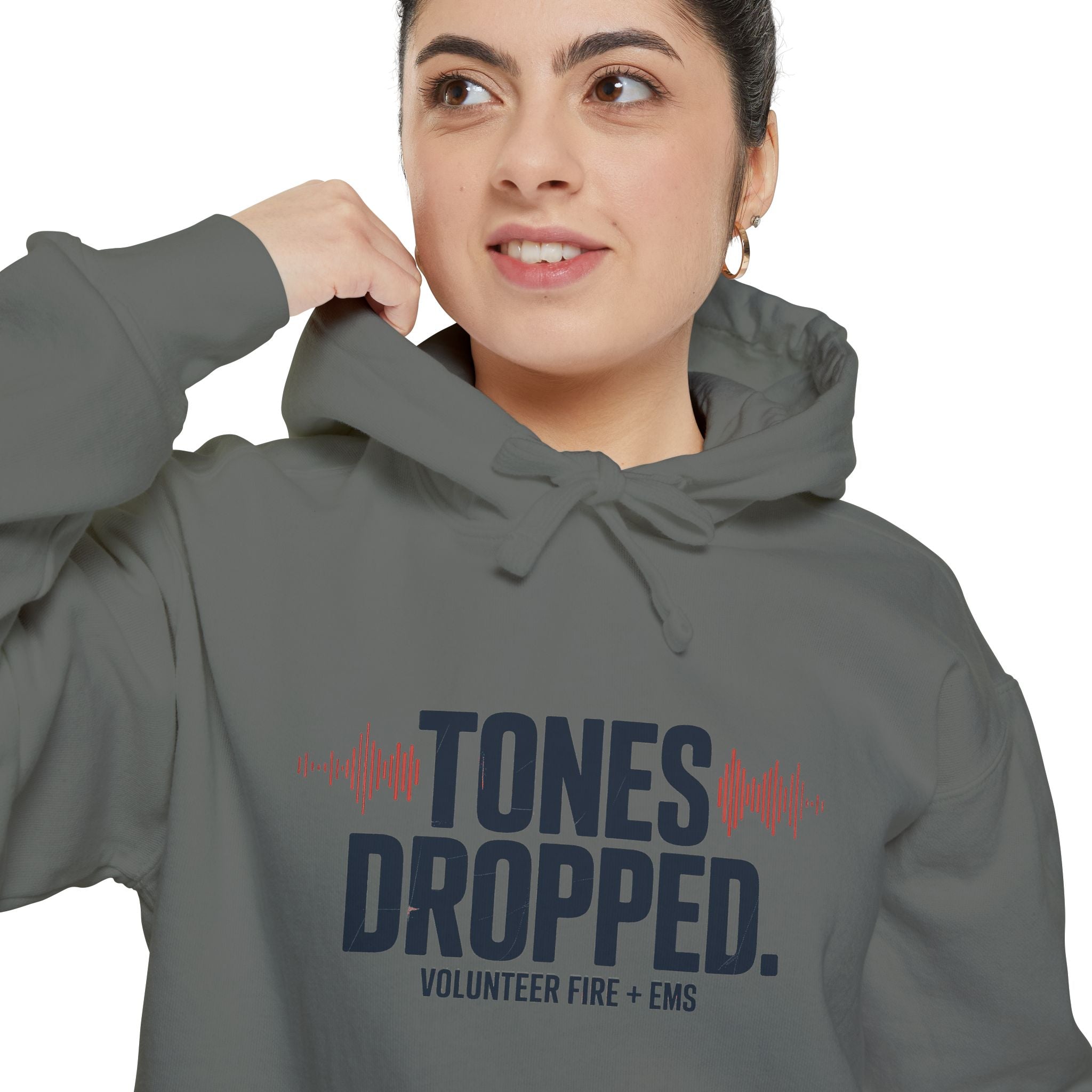 Tones Dropped Fire and EMS Hoodie — alternate view 7