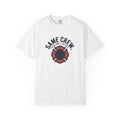 Same Crew Engine Work EMS Calls T-Shirt — front view