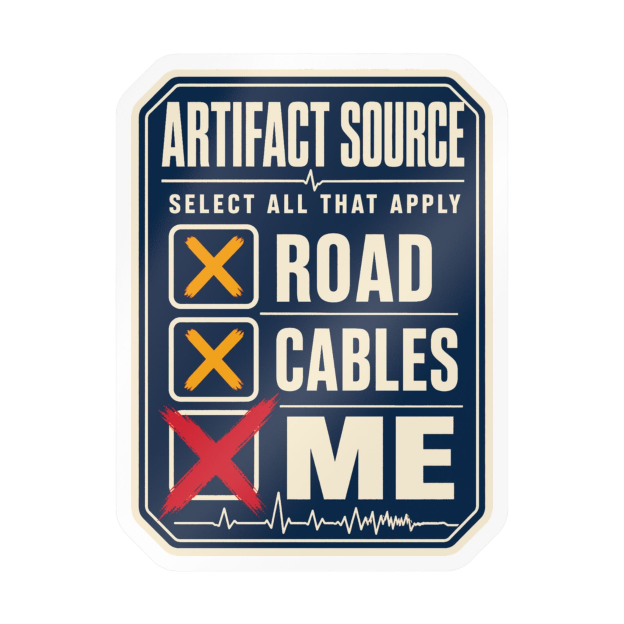 Artifact Source paramedic sticker for lockers, tumblers and gear cases