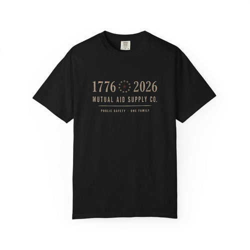 1776–2026 Public Safety 250th Tee — front view