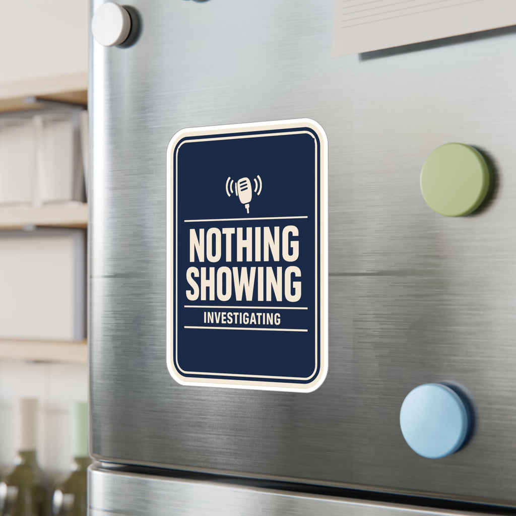 Mutual Aid Supply Co NOTHING SHOWING fire and EMS radio sticker
