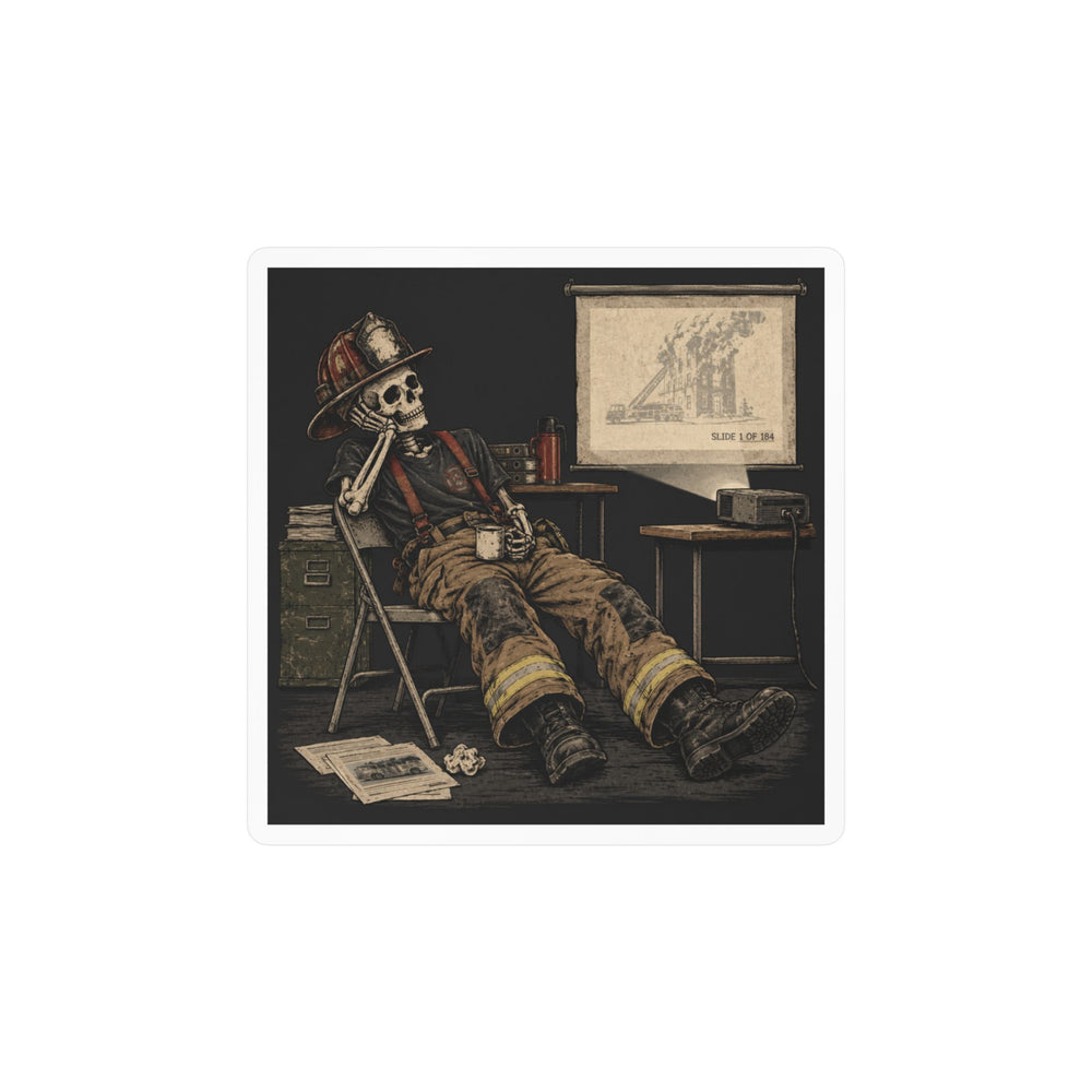 Mandatory Training — Firefighter Vinyl Sticker