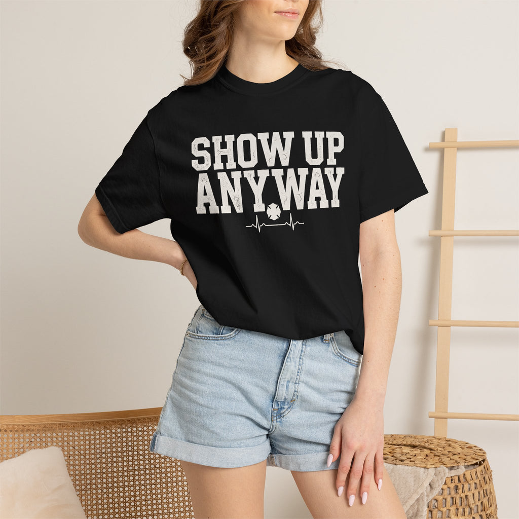 Show Up Anyway tee — alternate view 4