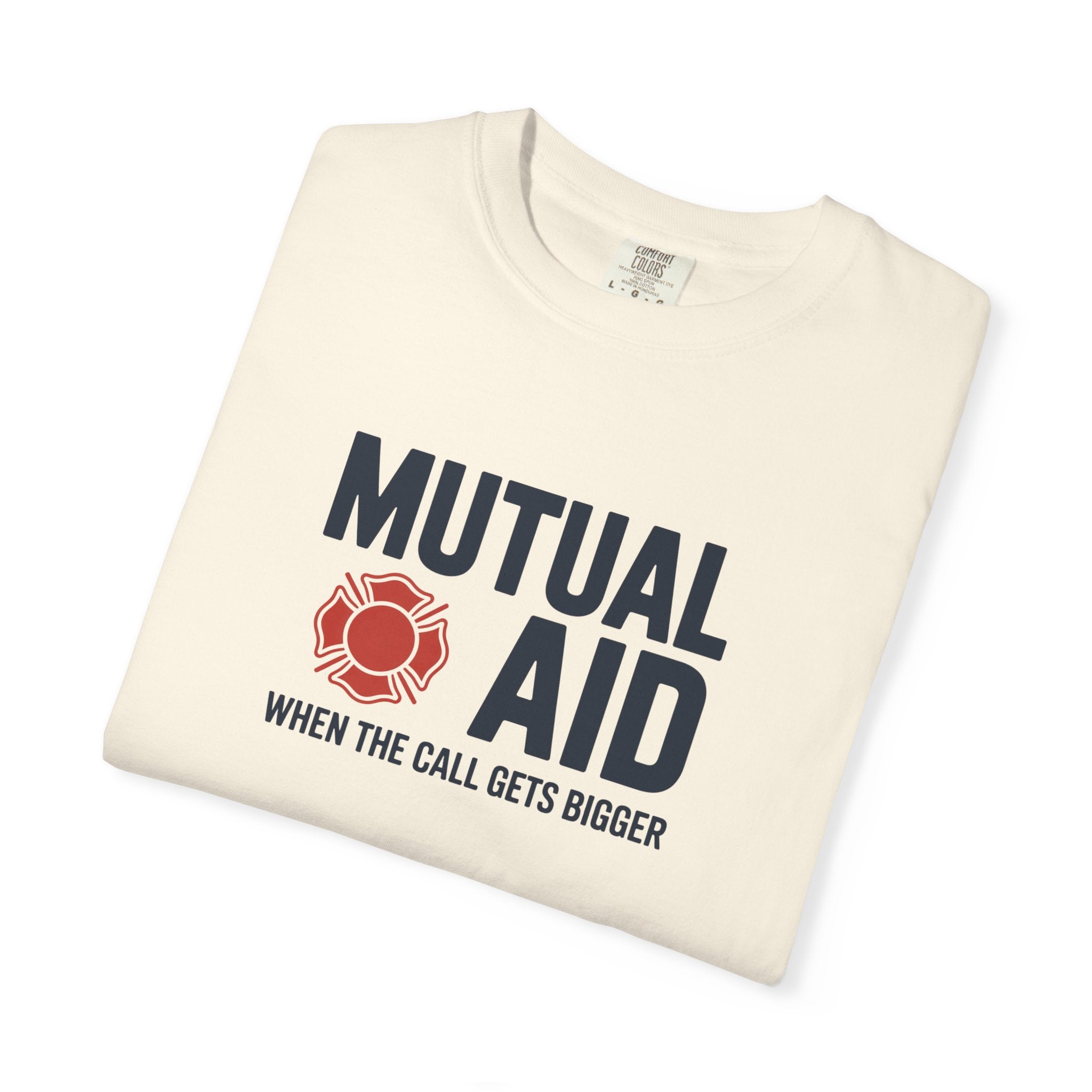 Mutual Aid Firefighter Shirt When The Call Gets Bigger — alternate view 10