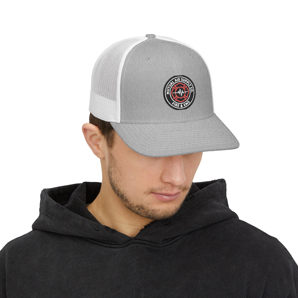 Embroidered Rescue Patch Trucker Cap — alternate view 12