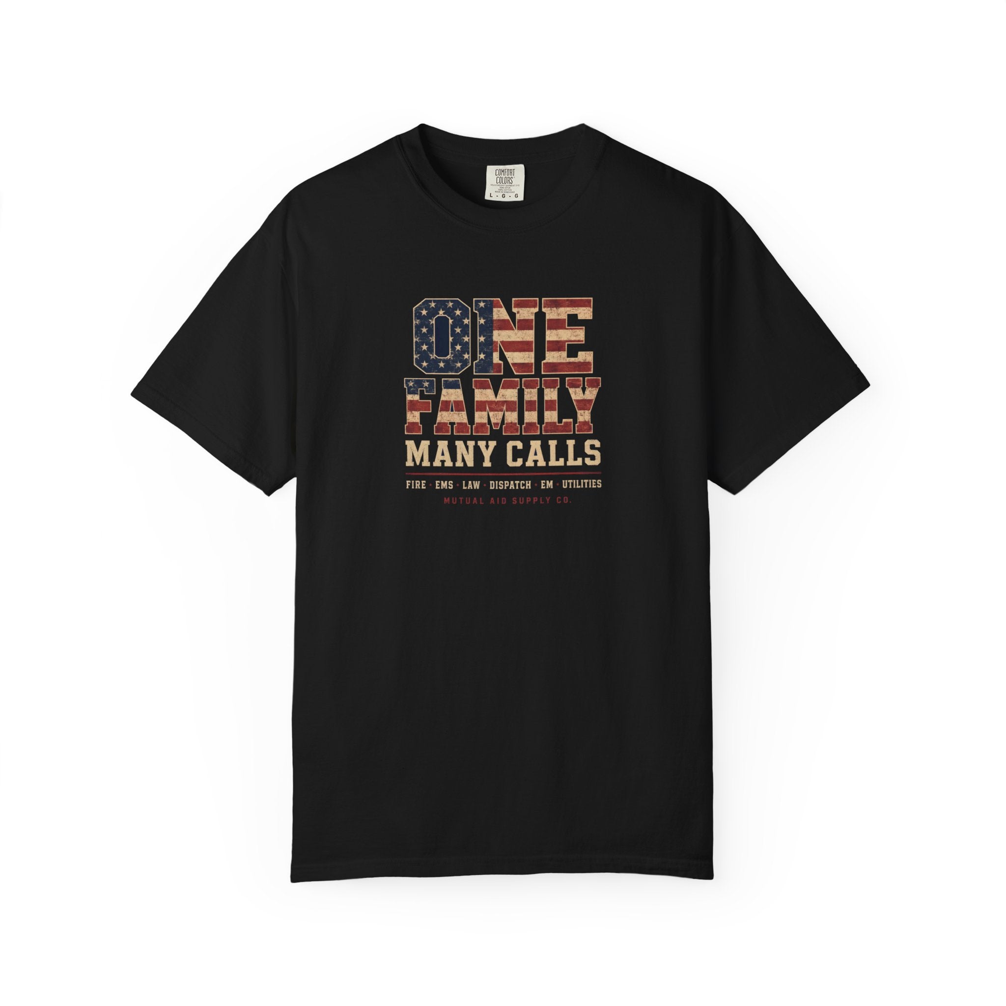 One Family, Many Calls tee — alternate view 3