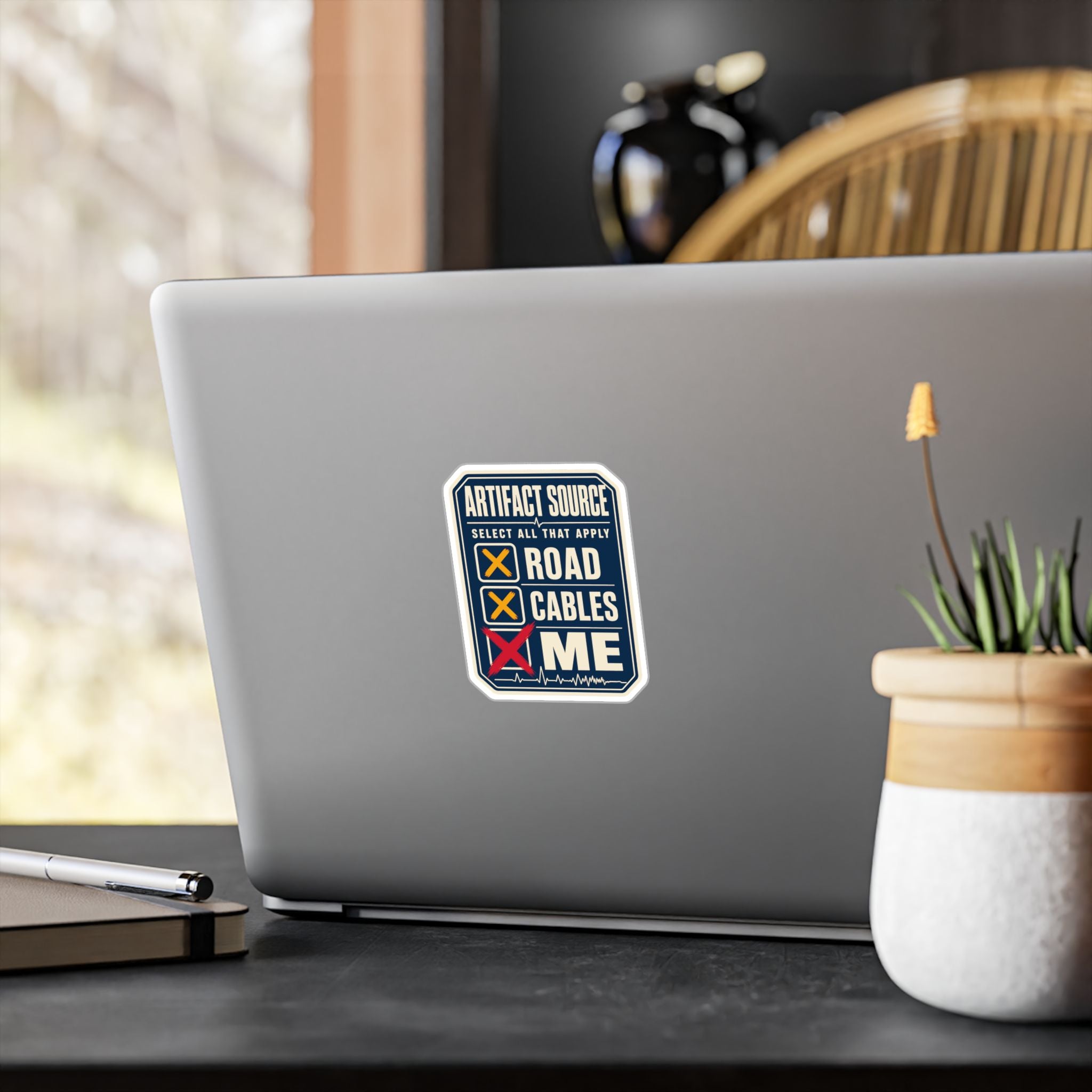 Artifact Source sticker for a locker, tumbler, laptop or gear case