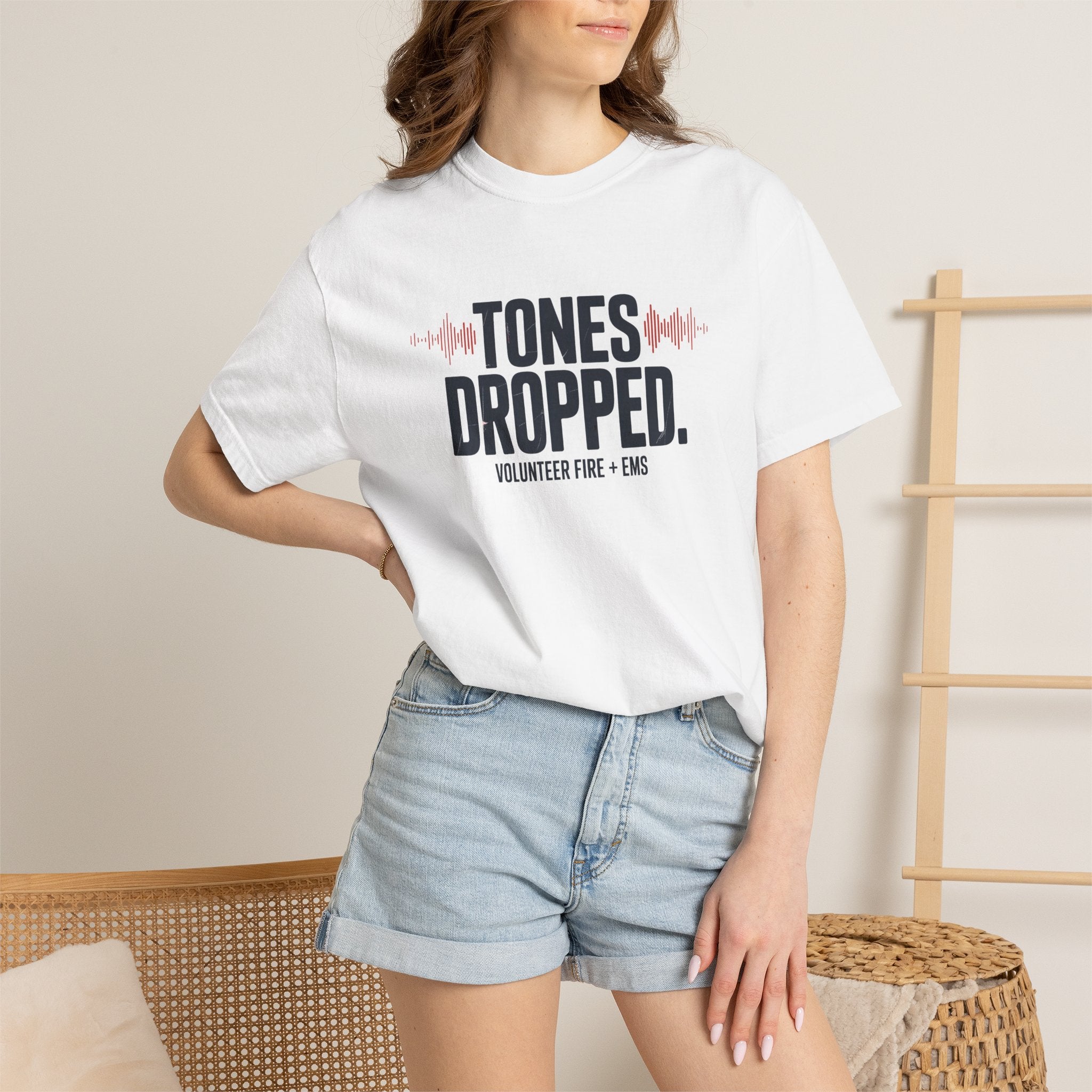 Tones Dropped Fire and EMS Shirt — alternate view 8