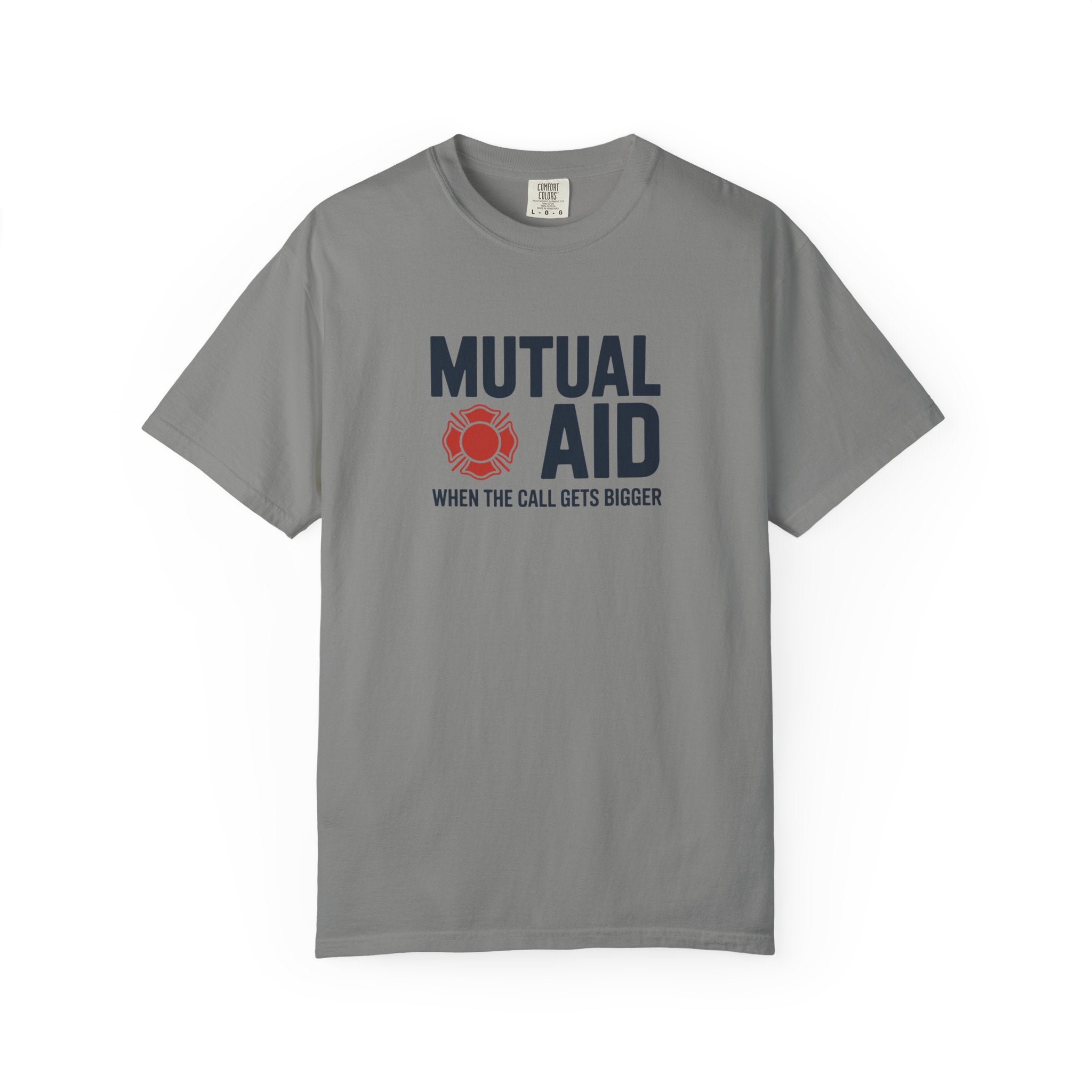 Mutual Aid Firefighter Shirt When The Call Gets Bigger — alternate view 5
