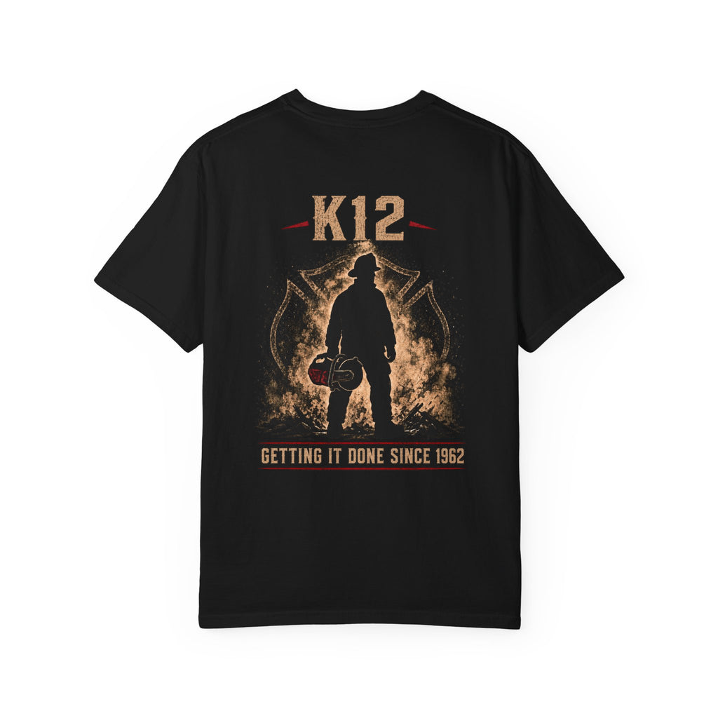 Bring the Irons — K12 Firefighter Tee — Seal Front