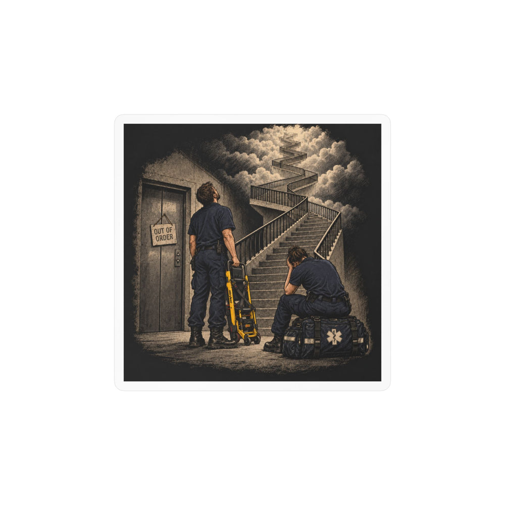 Elevator’s Out — EMS Vinyl Sticker