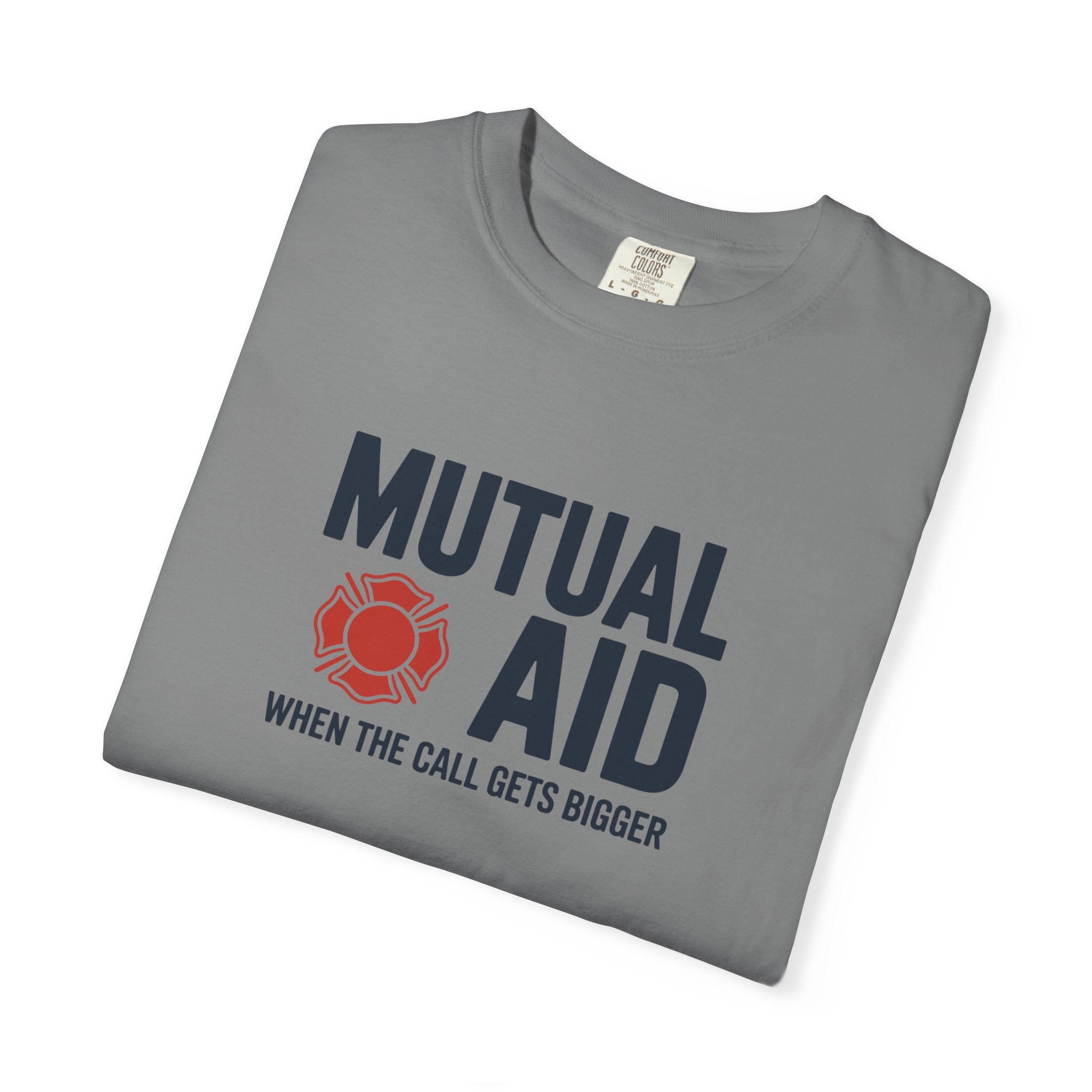 Mutual Aid Firefighter Shirt When The Call Gets Bigger — alternate view 13