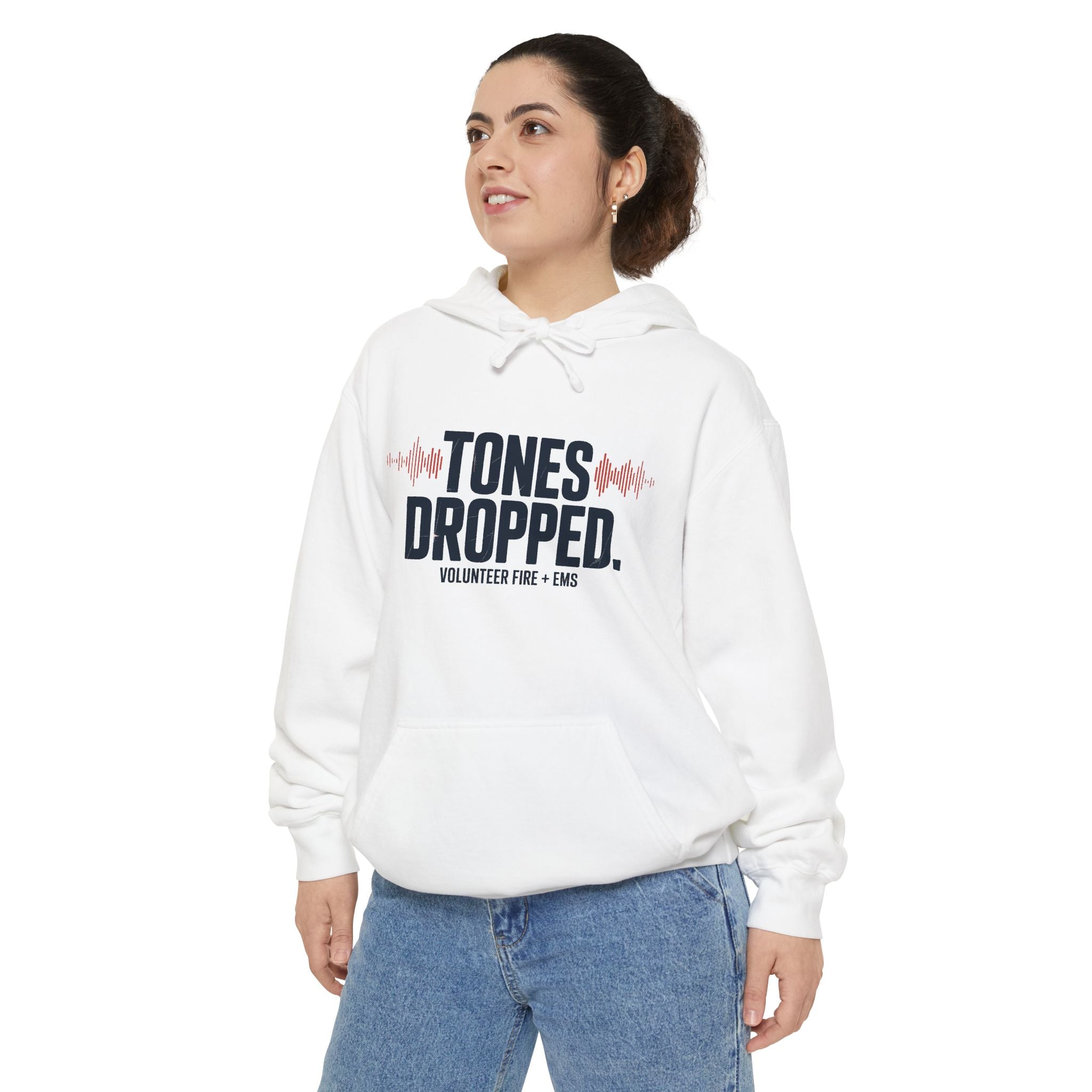 Tones Dropped Fire and EMS Hoodie — alternate view 3