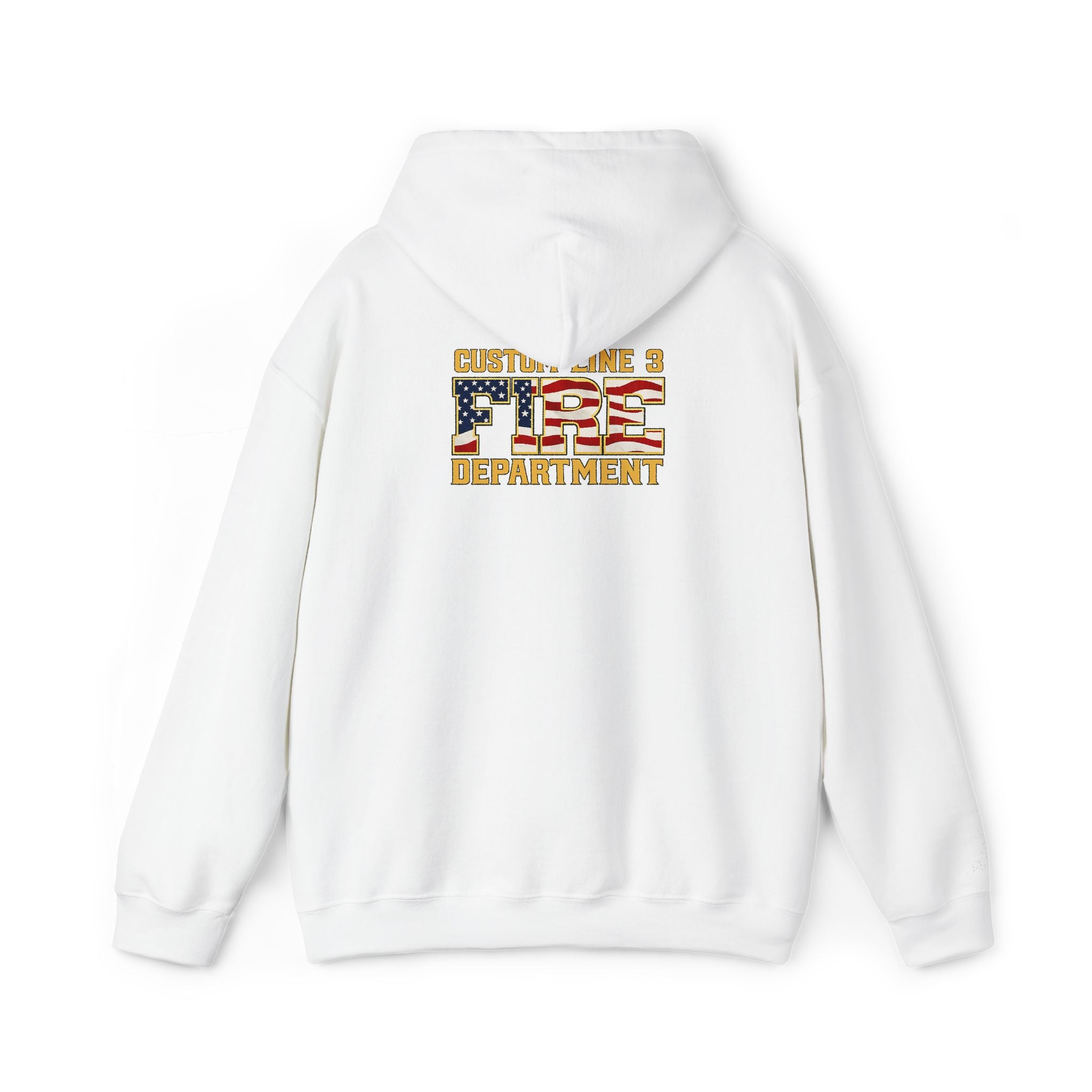 Custom Fire Department Hoodie — alternate view 4