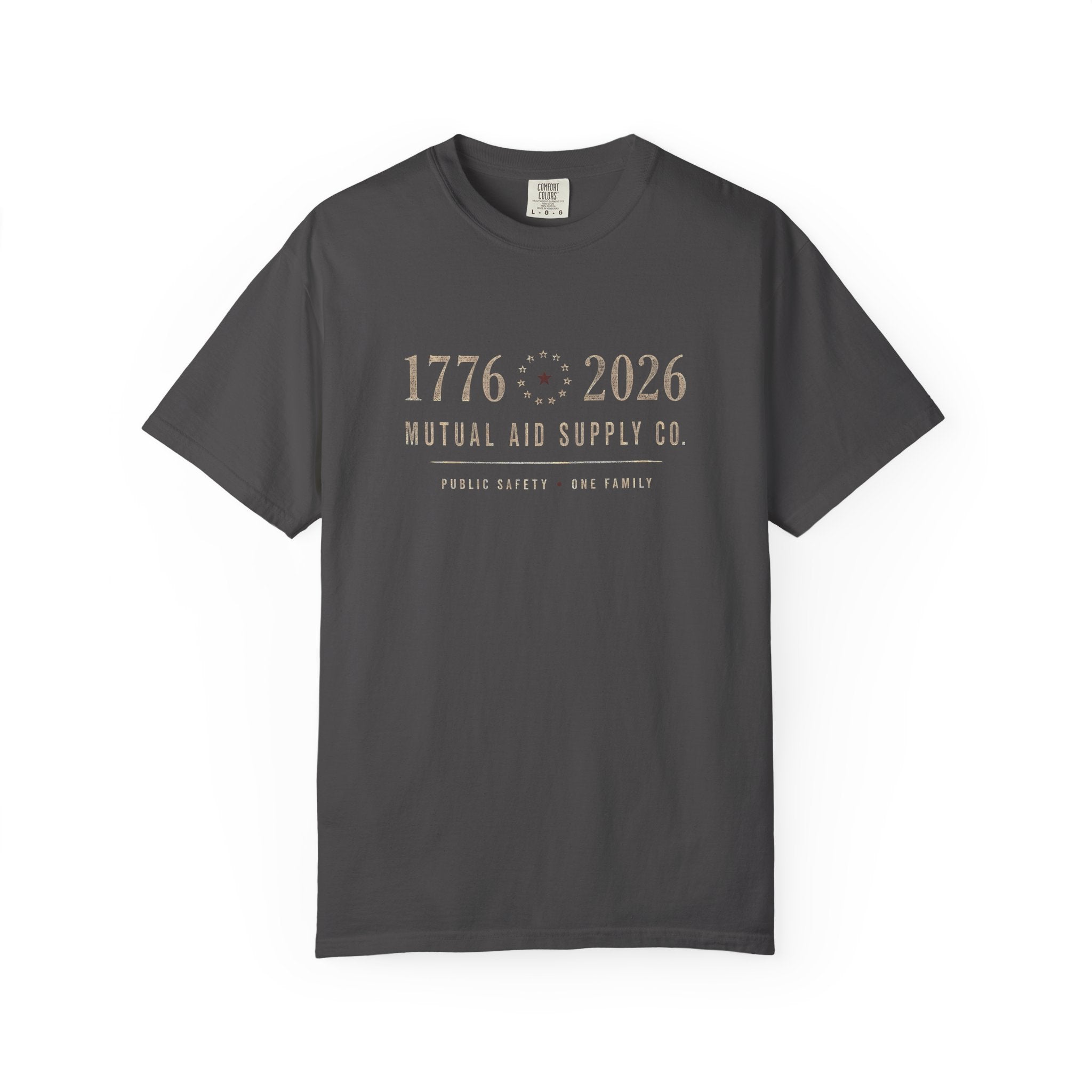 1776–2026 Public Safety 250th tee — alternate view 2