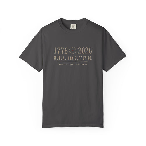 1776–2026 Public Safety 250th tee — alternate view 2