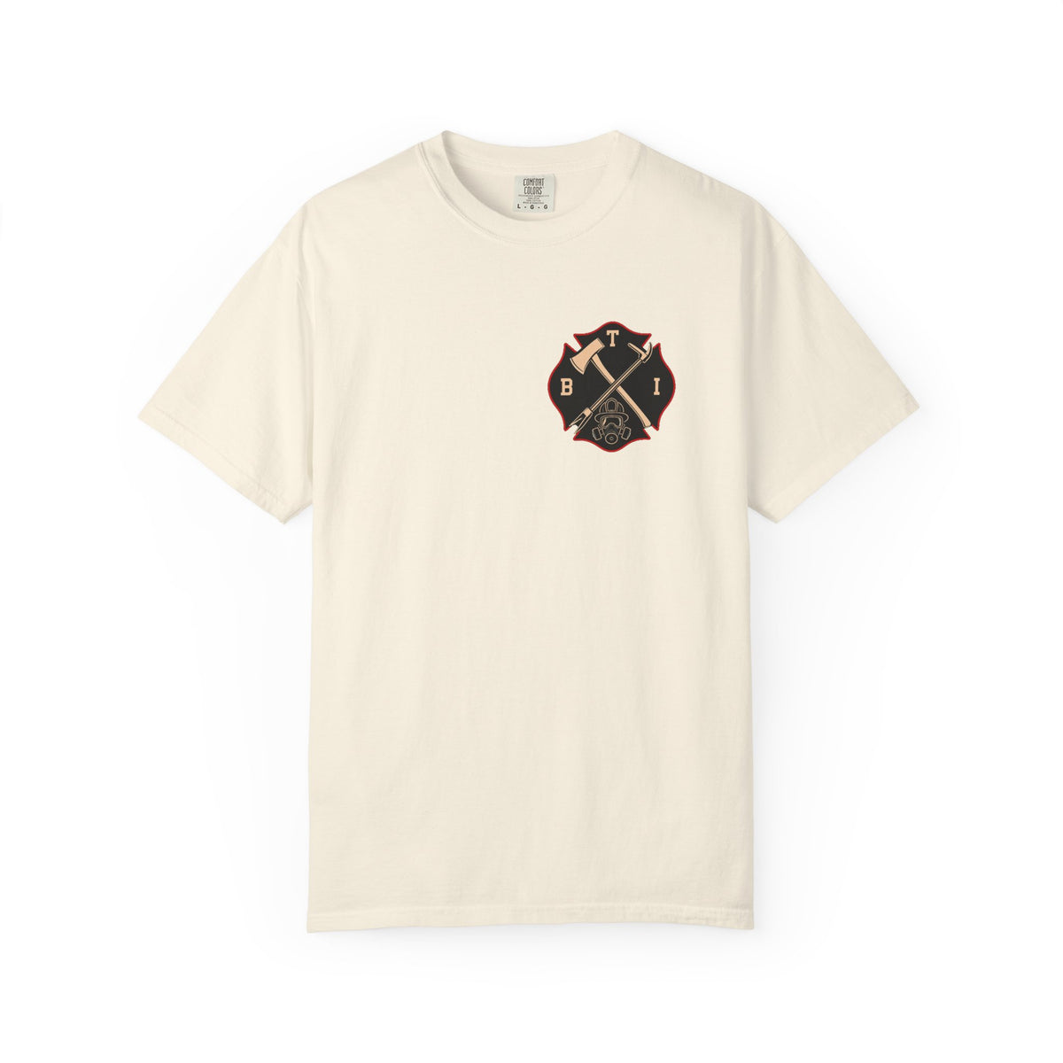 Bring the Irons — Stretch the Line Firefighter Tee