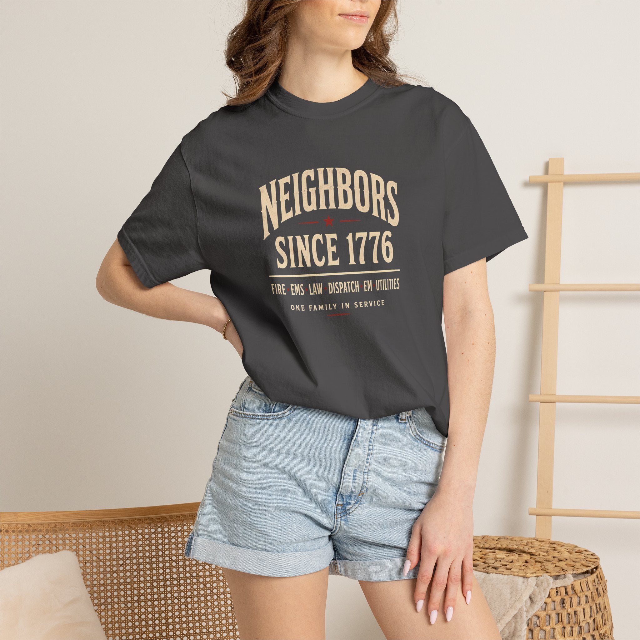Neighbors Since 1776 tee — alternate view 6