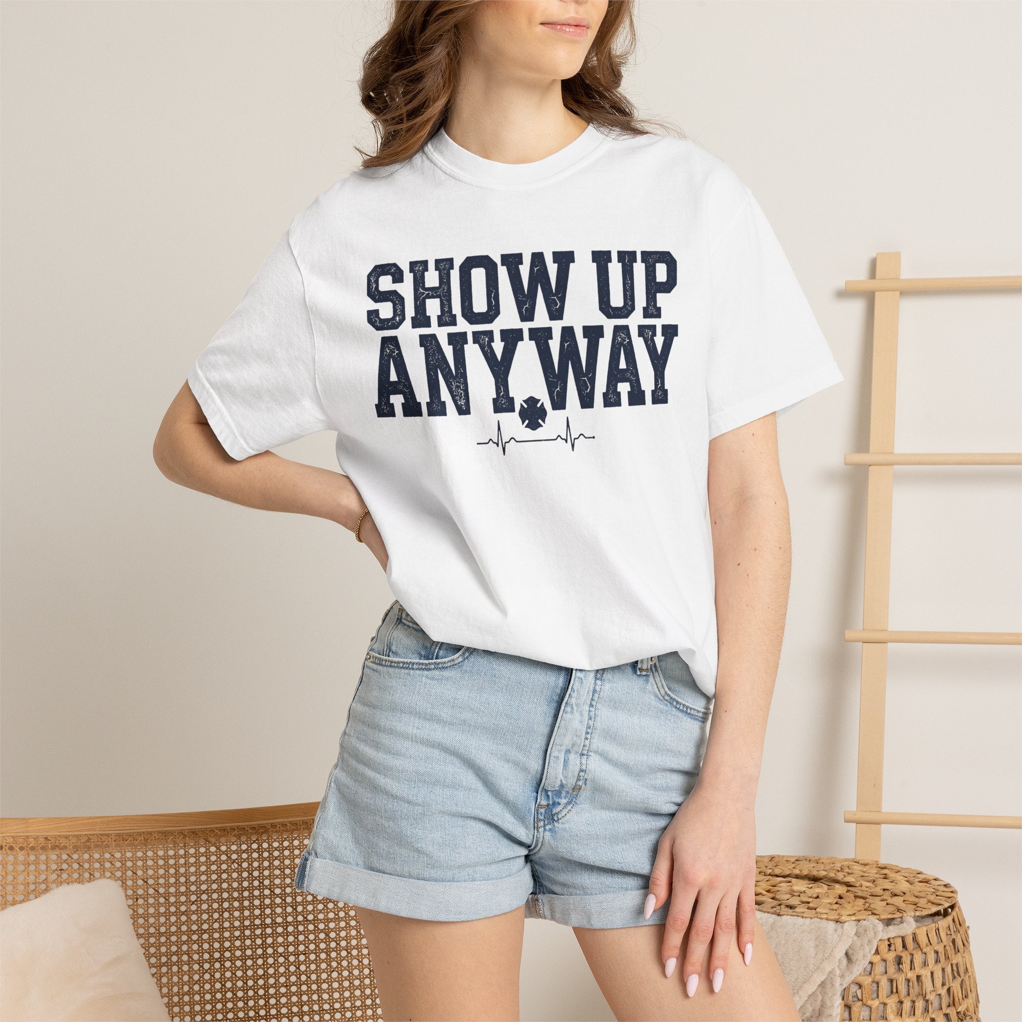 Show Up Anyway tee — alternate view 8